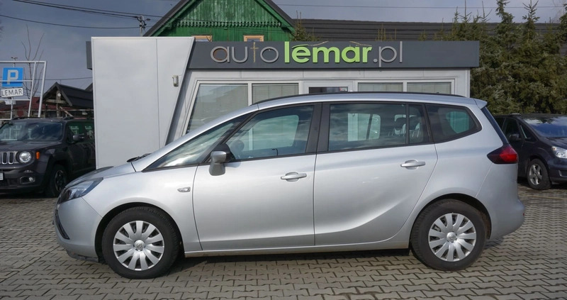 Opel Zafira cena 35500 przebieg: 152000, rok produkcji 2014 z Czerniejewo małe 497